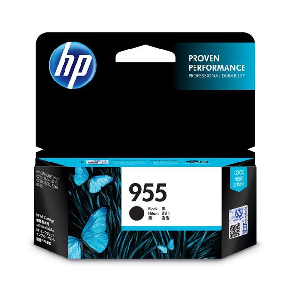 HP 955 Black Original Ink Cartridge (L0S60AA) EL